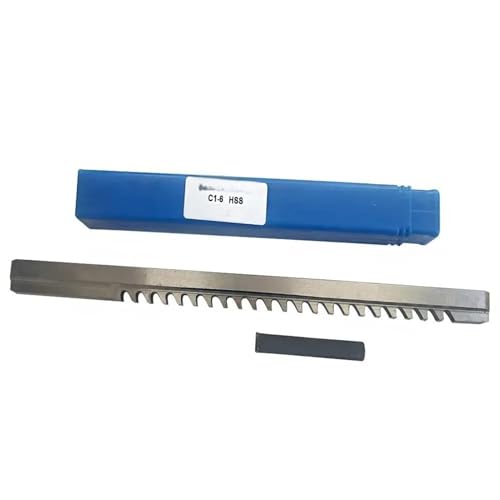 Brocha de corte chavetero de 6 mm HSS tipo empuje para la reparación de tornos industriales