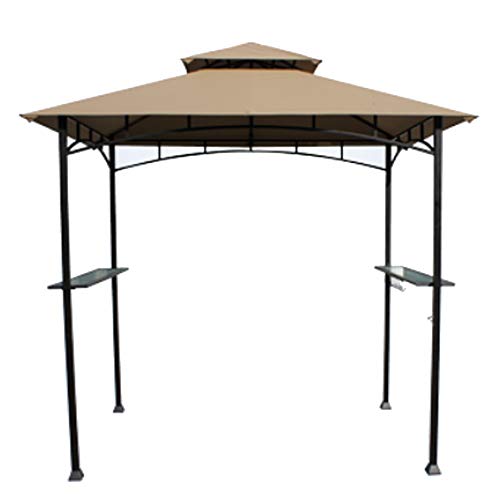 Garden Winds Replacement Canopy Top Cover for The Aldi Gardenline Belavi Shoprite Grill Gazebo – Standard 350 (Will not fit Any Other Model) – Top Tier 34″ x 21″, Bottom Tier 96″ x 60″