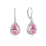 💖 【Classic Design】YONVUN Birnenform Geburtsstein hängende Ohrringe sind aus 5A Zirkonia für diamantähnliche Brillanz hergestellt. Einfaches, aber elegantes Design ist ideal für Dressy Business, Feiertage, Hochzeiten, Proms und Everyday Wear. Wir haben auch handgemachte stilvolle Tropfen Anhänger Halskette passend zu diesen Ohrringen, suchen Sie bitte 