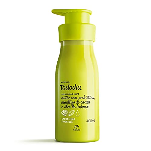 Creme Hidratante Natura Todo Dia Capim Limão e Hortelã 400ml