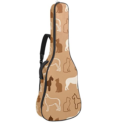 Hondank Housse de transport étanche pour guitare avec bandoulière réglable Motif animaux mignons, Multicolore 03., 42… - Les Beatles, Paul McCartney, John Lennon, RIngo Starr, George Harrison Hondank Housse de transport étanche pour guitare avec bandoulière réglable Motif animaux mignons, Multicolore 03., 42…