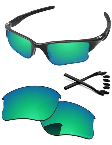 Image of Replacement Lenses & Rubber Kits for Oakley Half Jacket 2.0 XL OO9154 62mm - Precise Fit, UV Block, Impact Resistant