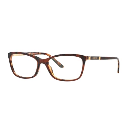 Versace VE3186 Eyeglass Frames 5077-54 - Amber Havana/havana VE3186-5077-54