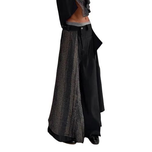 Pantalon Grande Taille Homme pour Dissimuler les Formes en Style Hakama