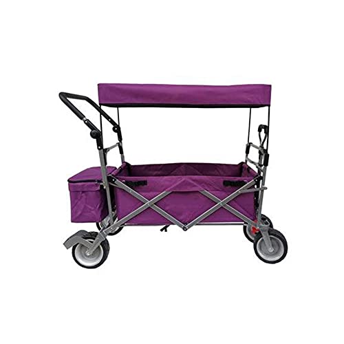 LICHUAN Einkaufstrolley, zusammenklappbar, tragbar, für den Außenbereich, für Einkaufen, Picknick, Aufbewahrung zu Hause (Farbe: 05)