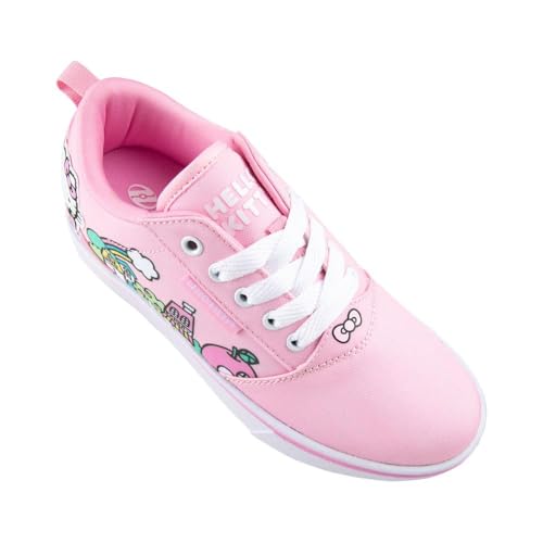 HEELYS Girls Hello Kitty Pro 20 (Little Big Kid/Adult) Wheeled Heel Shoe, Pink/White, 73