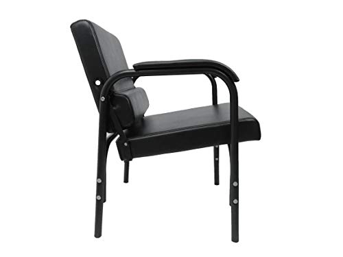 Auto-Reclining Shampoo Chair For Beauty Salon Or Barber With Ultra Mid-Back Lumbar Support With Extended Cushion Armrests Tlc-216B- Emark Beauty #TOP16