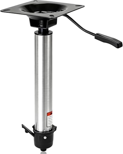 ROTFABRK SP-37904 2-Inch Boat Seat Telescopic Pedestal 3/8 13-19 Adjustable Height Heavy Duty Marine Seat Extender for Fishing & Pontoon Boats