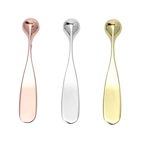 SOESFOUFU Facial Cream Applicator Stick Metal Eye Stick Spoon Beauty Makeup Spatula Tool