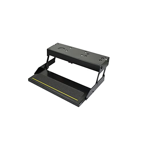 Lippert Components Kwikee 28 Series Electric Step Frame Assembly for RV, Travel Trailers, and Motorhomes, Hidden Light, 8.5" Step Rise, Anti-Slip Surface, Heavy-Gauge Steel Construction - 3747457 #1