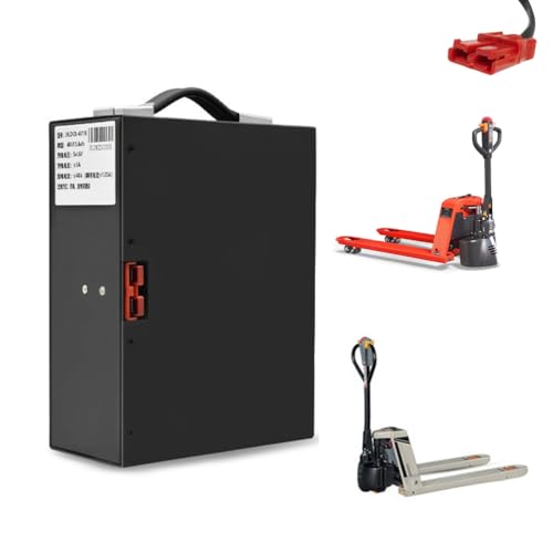 JCCHT Batería de Litio para montacargas eléctrico de 48 V, 10,4 Ah, 15,6 Ah y 18 Ah, Ideal para Carga y Descarga de Camiones y almacenes logísticos.,48v15.6ah
