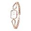 Rectangular pink gold