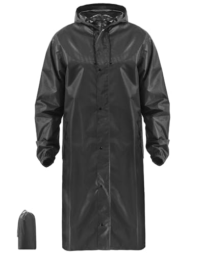 iCreek Waterproof Hooded Rain Jacket Men Women Large