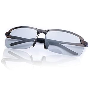 YIMI Gafas de Sol Hombre Deportivas Polarizadas Fotocromaticas Para Hombre y Mujer Conducción Ciclismo Moto Pesca Esqui Golf Running Deporte Al Aire Libre Rectangulares Protección 100% UVA UVB