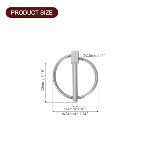 Uxcell A24052400UX2516 4Pcs 1/8 Inch X 1-3/16 Inch Linch Pin thumb #1