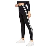 sport leggings damen streifen Damen Jogginghose mit 2 Streifen an der Seite