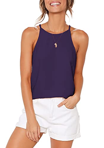 Image of LouKeith Womens Tank Tops Casual Flowy Printed Vest Shirts Sleeveless Cotton Soft Summer Tees Blouses