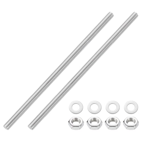 Varillas roscadas M10 de acero inoxidable 201 de alta resistencia estructural con accesorios