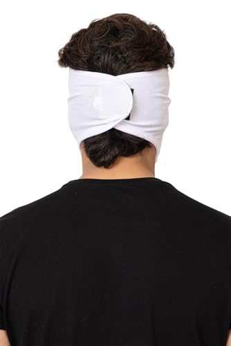 Image of Gajraj Unisex Cotton Anti Pollution Dust Sun Protecion Full Face Cover Mask with Air Filter Mesh and Visor (White) (Mask with Air Filter)