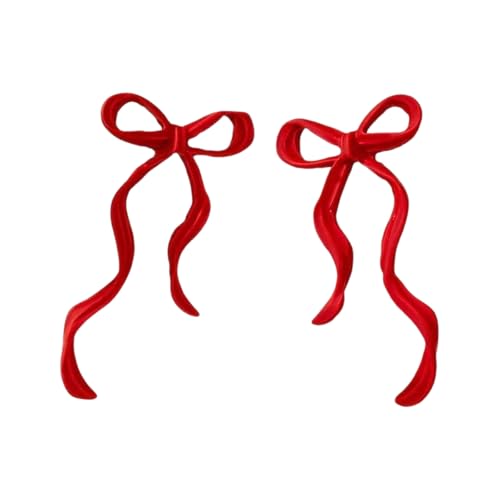 Stylish Bowknot Ear Studs Ornament Earrings Jewelry Fashionable Ear Accessory Lovely Jewelry for Daily Wear Elegant Ballet Inspi