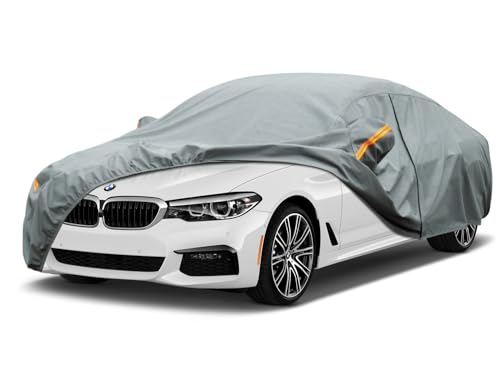 Image of Kayme Heavy Duty Car Cover Custom Fit BMW 3 Series 320i 325i 328i 330i 335i (2013-2025) Waterproof All Weather for Automobiles, Full Exterior Covers Sun Rain UV Protection.（Deliver About 3-10 Days）