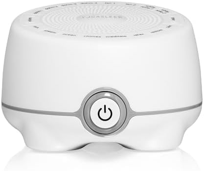 Yogasleep Whish White Noise Sound Machine, 16 Natural Soothing Sounds, Volume Control for Baby Adults, Get Office Privacy, Concentration, Sleep Aid, Compact for Easy Travel, Essentials for Nursery.