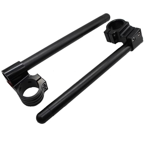 Abrazadera de manillar 50mm regulable de aluminio CNC para estabilidad en moto