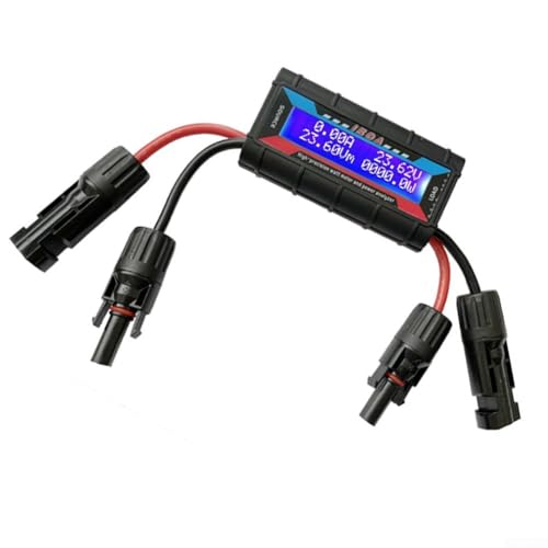 Medidor de potencia de aviones probador solar 150 A 200 A con conector fotovoltaico paso de alta precisión 0.1 A pantalla LCD voltaje corriente corriente descarga calculadora de tiempo para vehículo