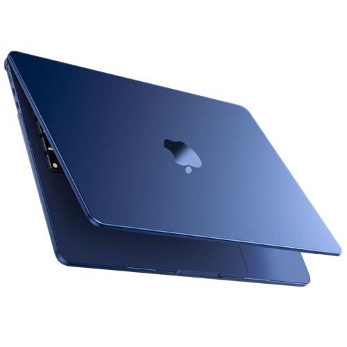 MOSISO Kompatibel mit MacBook Air 15 Zoll Hülle M5 M4 M3 M2 2026-2023 Ultradünne Hartschale Präzise Farbgebung & Anti-Fingerabdruck - für MacBook Air 15 A3448 A3241 A3114 A2941 Mitternacht