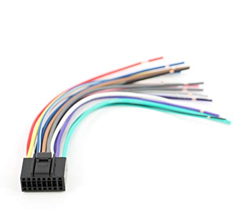 Xtenzi Car Radio Wire Harness Compatible with Power Acoustik CD DVD Navigation In-Dash - XT91066
