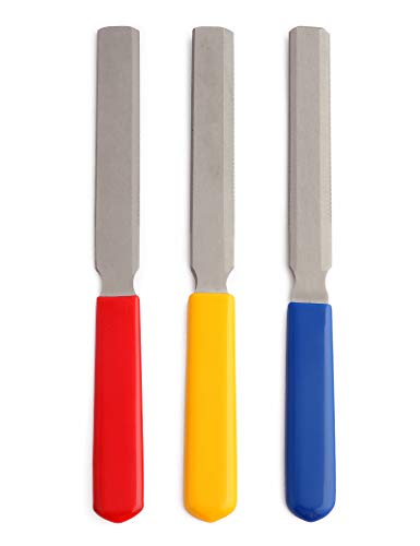 Holmer Bass Guitar Nut Files Double Edge Nut Slotting Files Set Fret Crowning Files Luthier Tools For P Bass Jazz Bass Guitar Set Of 3Pcs. #TOP5