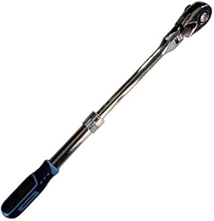 Toolzone 3/8" Drive Extending Flexi Head Ratchet Softgrip