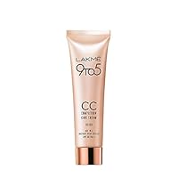 Lakme 9 to 5 CC Cream Mini, 01 Beige, Light Face Makeup with Natural Coverage, SPF 30 Tinted Moisturizer to Brighten Skin, Conceal Dark Spots, 9g