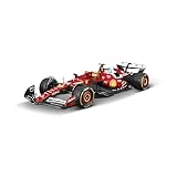 Bburago - Ferrari SF-25 F1 2025#44 Hamilton, Coche diecast a Escala 1:18, réplica Detallada del monoplaza Ferrari de Fórmula 1, Licencia Oficial Ferrari, Edad Recomendada 14+ años