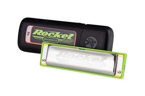 Hohner ROCKA-Bb Rocket Amp Harmonica, Key of Bb Major - Les Beatles, Paul McCartney, John Lennon, RIngo Starr, George Harrison Hohner ROCKA-Bb Rocket Amp Harmonica, Key of Bb Major – Image 3