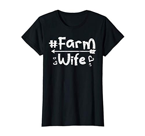 Donna Farm Wife Arrow Cute Country Farming Life Farmer Women Gift Maglietta