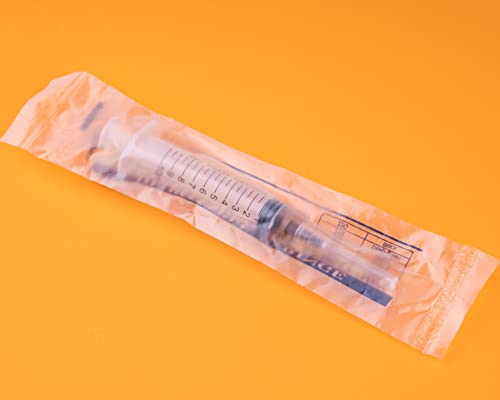 10ml Disposable Syringe with 22G/1.5Inch Needle, Individual Package (20)