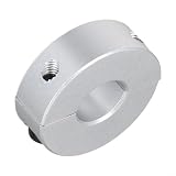 Doppelter geteilter Schaftkragen, zweiteiliger Klemmring, Aluminiumlegierung, verstellbarer Bohrungshaltering für industrielle Maschinen, Wellenstopper mit DIN-912-Schraube, 12 mm-38 mm ID (12 mm)