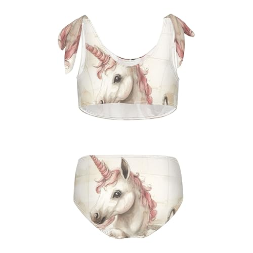 Unicorn in Tub Paint Girls Bikini Sets 2 Piece Swimsuits Bathing Suit Swimwear2