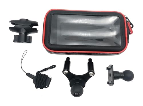 Navigationshalterungen Für Ducati Für 899 959 1199 1299 Pan&igale 2012-2018 Motorrad USB Handy Charge Ständer GPS Navigation Halterung(03-Bag 5.3-6.1 inch)