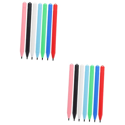 KOMBIUDA 14 pcs LCD Stylus LCD Draft Board Pen lcd writing board Stylus Pencil Stylus Pen for touch screens kids' electronics Electronic Products Pen plastic child tablet liquid crystal