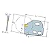 Sandvik Coromant, 151.2-27-30-8, Steel T-Max Q-Cut Blade for Parting, Neutral Cut, No Coolant, 90 deg Cutting Edge Angle (Pack of 1)