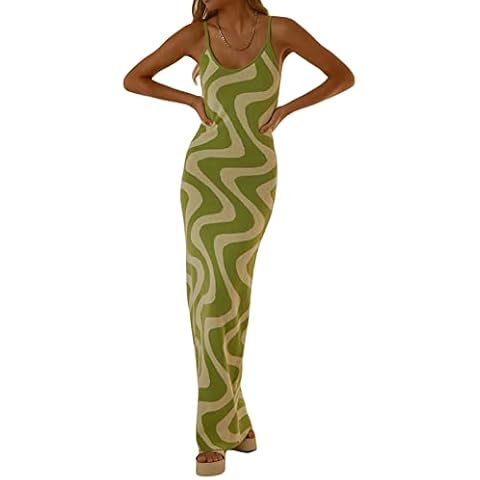 YILEEGOO Women's Summer Bodycon Midi Dress Cover