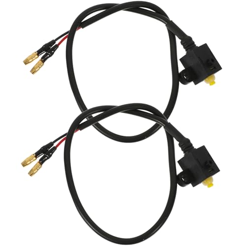 Cable de cobre negro luz de freno trasera para motocicleta piezas de empujar