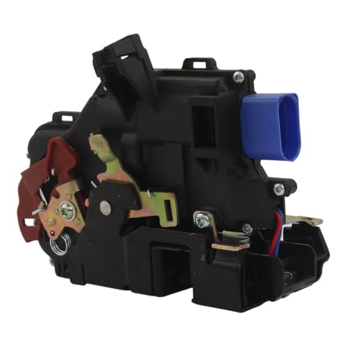 Serrure de porte compatible pour Golf 5, Golf Plus, Touareg, Altea, Toledo 3, Octavia 2, Jetta 3, Caddy 3, Phaeton (2004-2015) AVANT GAUCHE (côté conducteur)...
