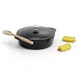 Smoother and Easier to Season: COOKLIFE cast iron dutch oven is crafted with a fine polishing technique, making its surface smoother than traditional cast iron. This allows seasoning oils to spread more evenly and cover the surface better. Polished c...