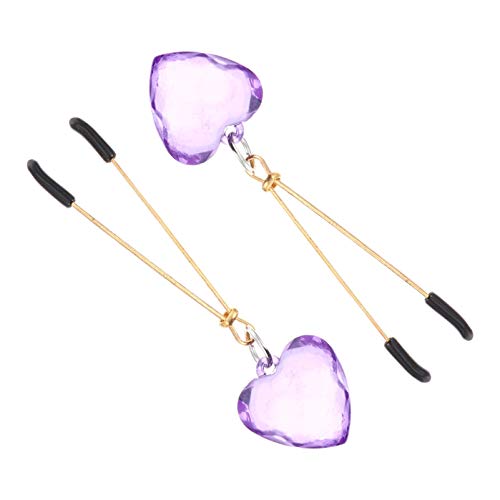 ARTIBETTER Braçadeira de Mamilo Coração Clipe de Leite Clipe de Mamilo Clipe de Clitóris Joias de Ma