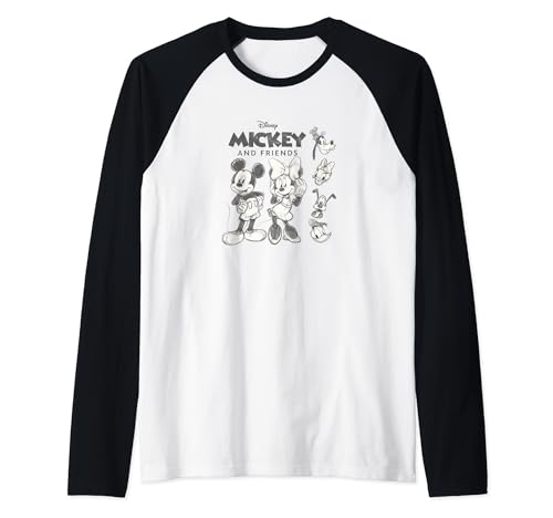 T-shirt raglan Mickey Disney confortable pour éviter les frottements