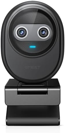 EMEET Piko 4K Webcam for Streaming, World’s 1st Dual-Camera AI-Powered 4K | AI Autofocus, 3 Mics Array&3 Sound Modes, USB Webcam with Clip, USB C-C&C-A, Great for Streaming/ Content Creation