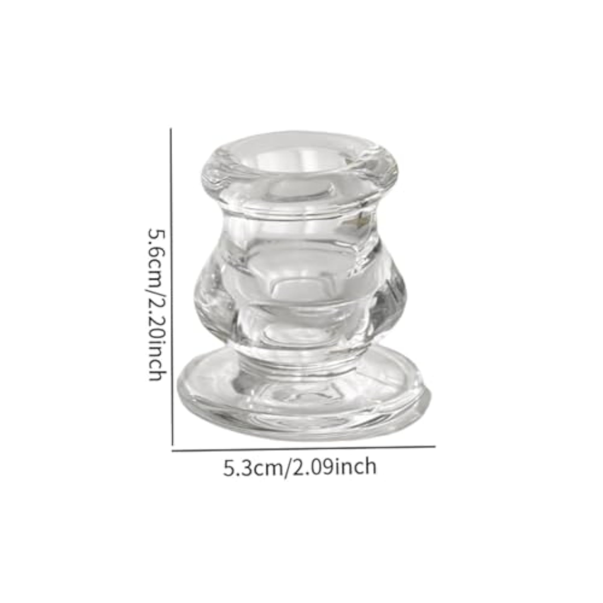 Tea Light Holder Clear Tealight Cups Holder for Ceremony Table